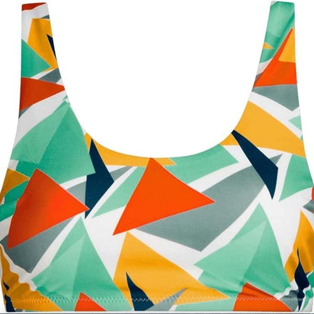 MeUndies Colorful Geometric Bikini